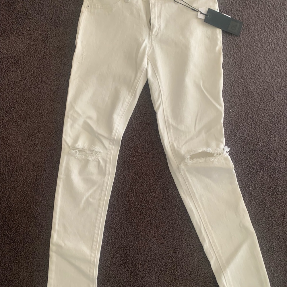Never worn!!! White Denim … DLX Hybrid